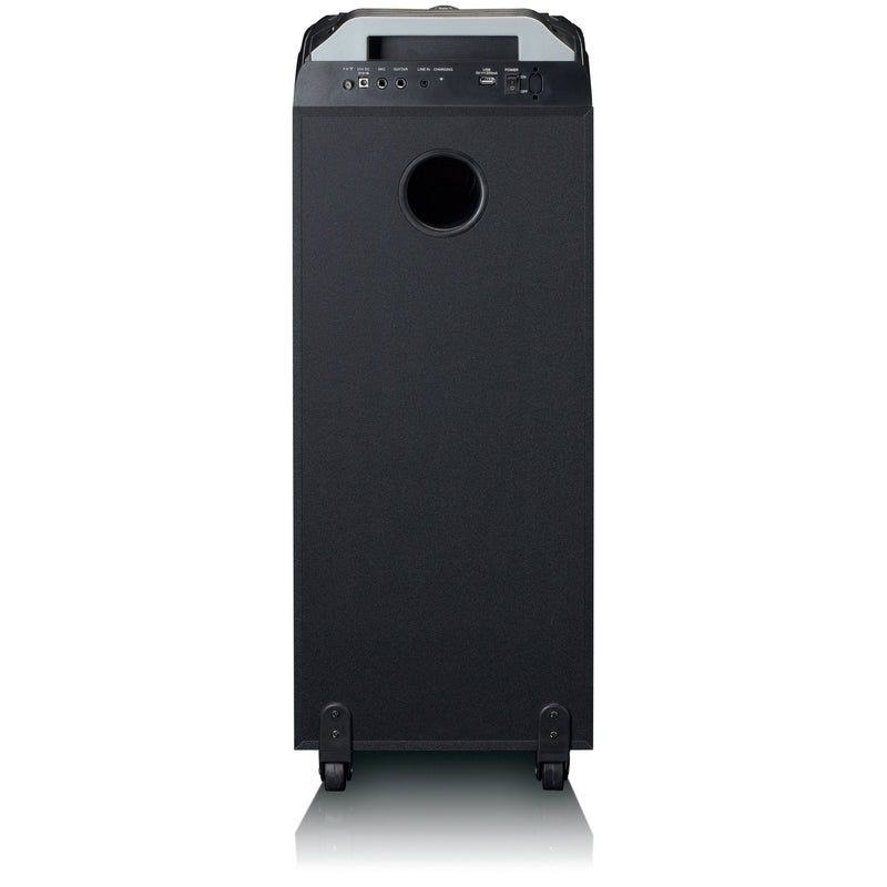 LENCO - HiFi-Komplettsystem Soundanlage PA-260BK Black m.Partylight,Discok