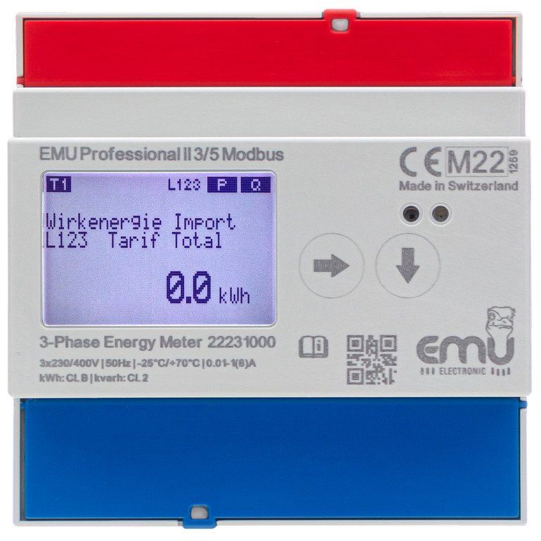 EMU Metering - Elektrizitätszähler Wandlerzähler 3ph. P21A000MO