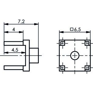 Telegärtner - Koax-Steckverbinder Kabeldirektanschluß LTP SN 100021306 G11(RG-405/U) − 5 Stück
