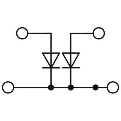 Phoenix Contact - Bauelement-Reihenklemme Bauelementreihenklemme PTTB 2,5-2DI#3211447  − 50 Stück