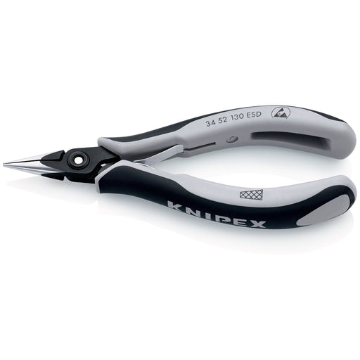 Knipex - Spezialwerkzeug für Kommunikationstechnik Präz.-Elektron.-Greifzange 34 52 130 ESD 130mm