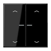 Jung - Bedienelement intelligent Taster 2fach BT LS 17102 P SW JUNG HOME