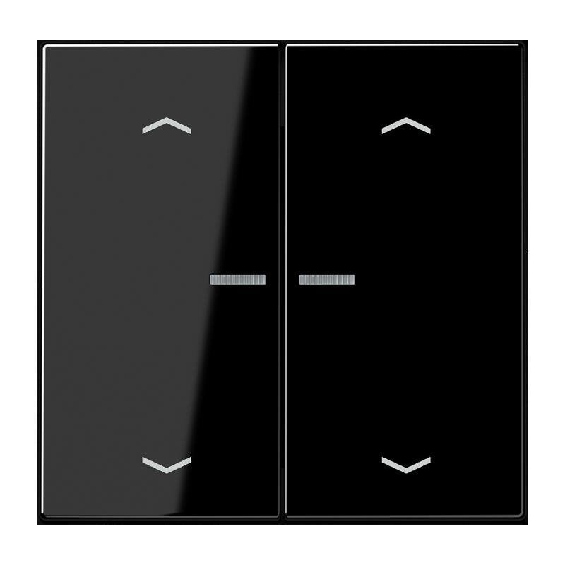 Jung - Bedienelement intelligent Taster 2fach BT LS 17102 P SW JUNG HOME