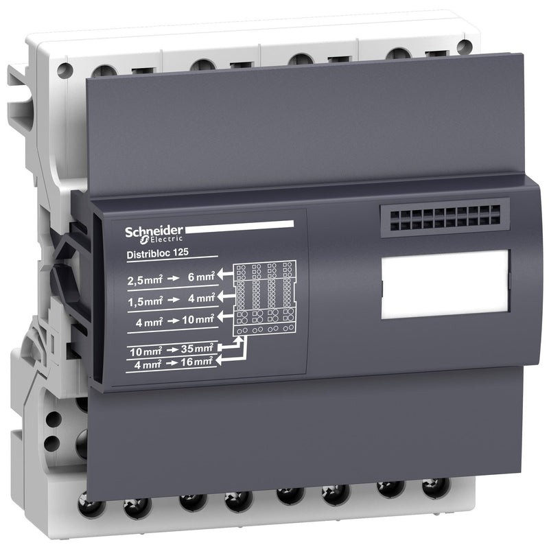 Schneider Electric - Hauptleitungsklemme PrismaSeT-P, Linergy DX LVS04045 Verteilerblock, 4pol − 1 Stück