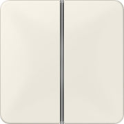 Jung - Abdeckung/Bedienelement für Installationsschalterprogramme Tastensatz 2-fach ws CD 402 TSA komplett − 1 Stück