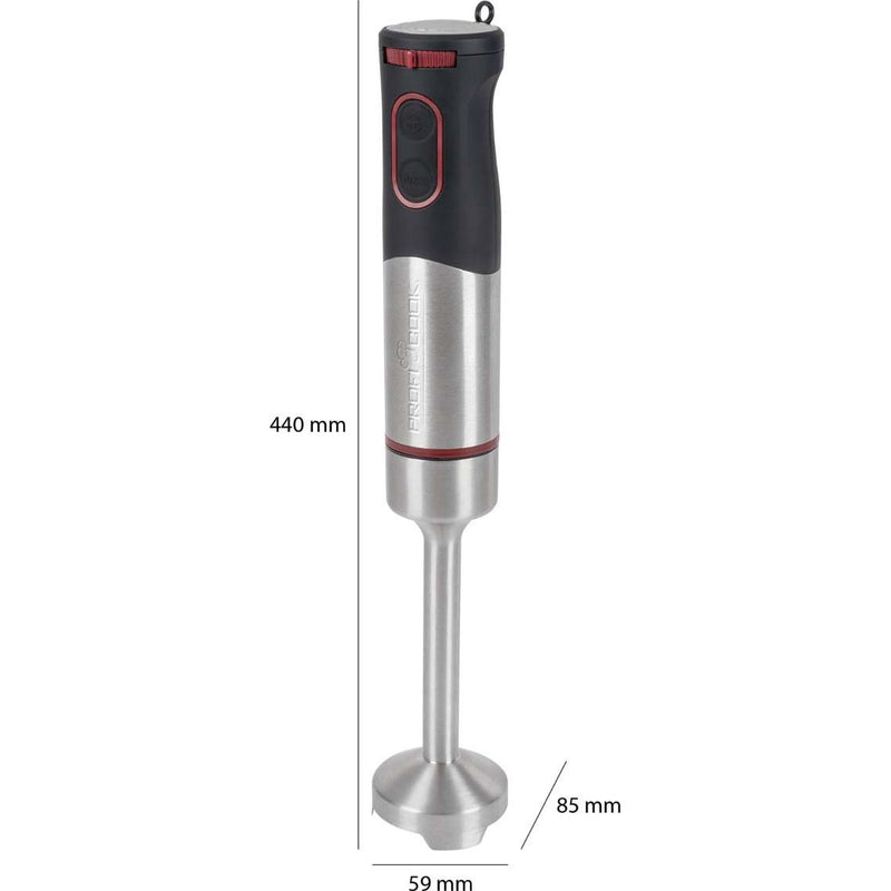PROFICOOK - Rühr-/Mixgerät Stabmixer-Set PC-SMS 1226 inox Edelstahl-schwarz