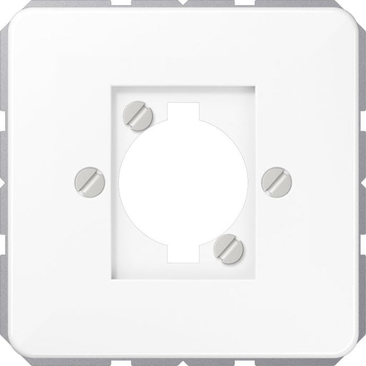 Jung - Einsatz/Abdeckung für Kommunikationstechnik Abdeckung aws CD 568 WW für XLR Steckdose