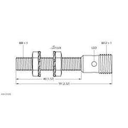 Turck - Induktiver Näherungsschalter Sensor BI2-EG08-AN6X-H1341 induktiv