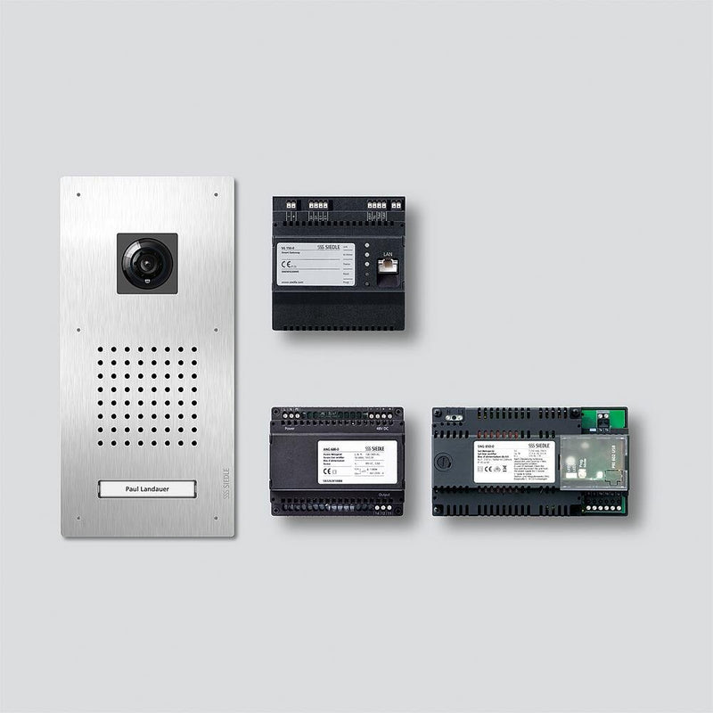 Siedle&Söhne - Türsprech-Set Classic-Set Smart Gateway SET CLVSG 850-1 Edelstahl gebürstet
