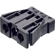 Bachmann - Geräteanschluss für steckbare Gebäudeinstallation Einbaustecker 375.506 schwarz