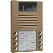TCS Tür Control - Türstation für Türkommunikation Video color Außenstation AVE14083-0012 8Tast 2reih.AP bro