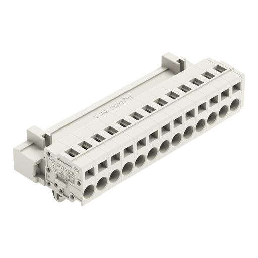 WAGO - Kabelsteckverbinder für Leiterplattensteckverbinder 1-Leiter-Stiftleiste 721-613/018-000 CAGECLAMP,2,5mm²,lgr − 25 Stück
