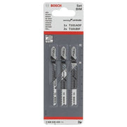 Bosch - Sägeblatt Sortiment PRO Laminate Set, 2608636429 T-Schaft, 3-tlg