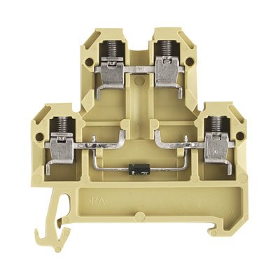 Weidmüller - Bauelement-Reihenklemme Klemme Schraubanschluss DK 4/35 1D GET.SCH. 4qmm − 25 Stück