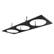 LTS Licht&Leuchten - Mechanisches Zubehör/Ersatzteile für Leuchten Einbaurahmen SCER 6.300 sw schwarz