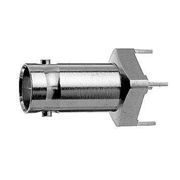 Telegärtner - Koax-Steckverbinder BNC-Buchse Gedr.schaltung 100023569 75Ohm löt 26,5mm − 5 Stück