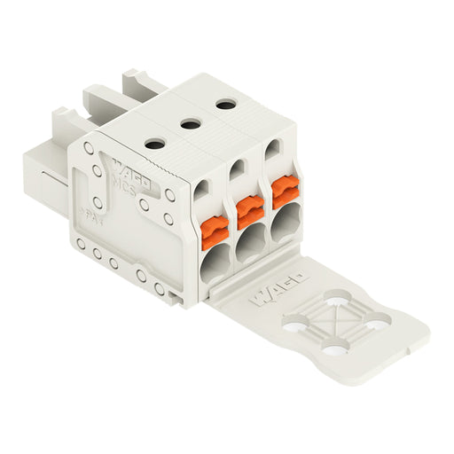 WAGO - Kabelsteckverbinder für Leiterplattensteckverbinder 1-Leiter-Federleiste 2721-103/026-000/133 Push-inCAGECLAMP,lgr − 100 Stück