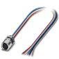 Phoenix Contact - Rundsteckverbinder, feldkonfektionierbar (Industriesteckverbinder) Einbausteckverbinder SACC-E-M 8FS#1440106 − 1 Stück