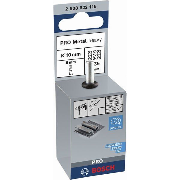 Bosch - Rotierende Drahtbürste PRO Metal heavy 2608622115 Pinselbürste gerader