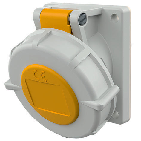 Mennekes - CEE-Anbausteckdose (IEC 60309) Anbaudose TA 1474 16A,3p,4h,110V,IP67
