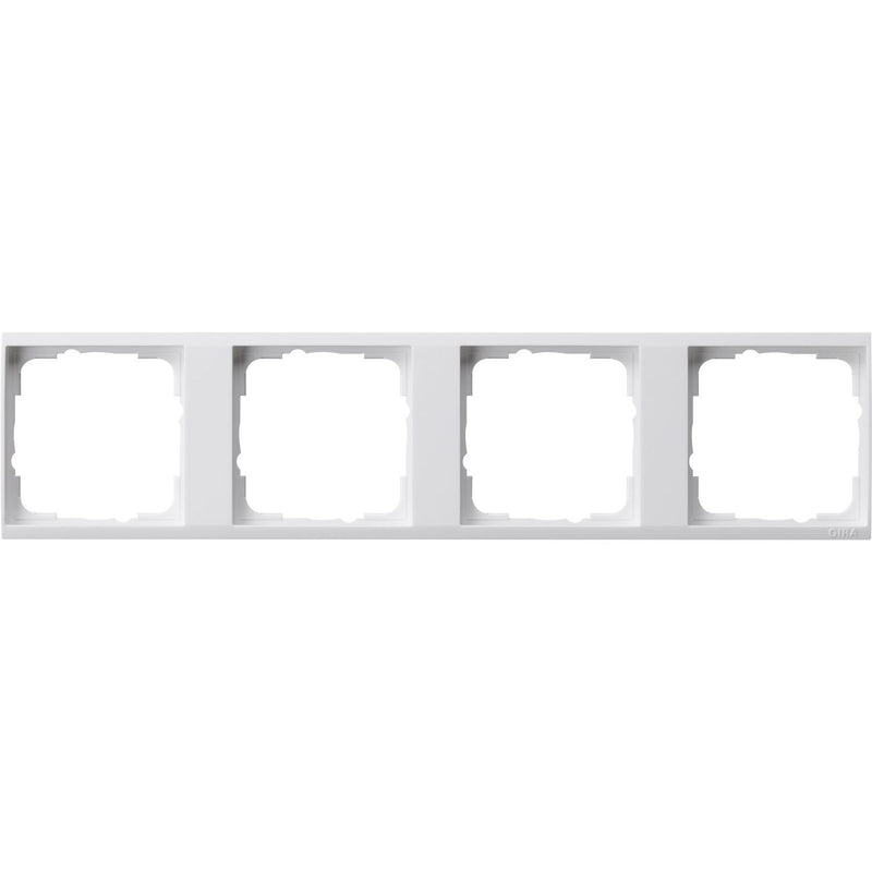Gira - Zubehör/Ersatzteile für Installationsschalterprogramme Tragplatte 4-fach 1464723 klar rws