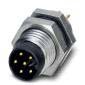 Phoenix Contact - Rundsteckverbinder, feldkonfektionierbar (Industriesteckverbinder) Einbausteckverbinder SACC-DSI-M  #1436521 6-polig M8 − 20 Stück