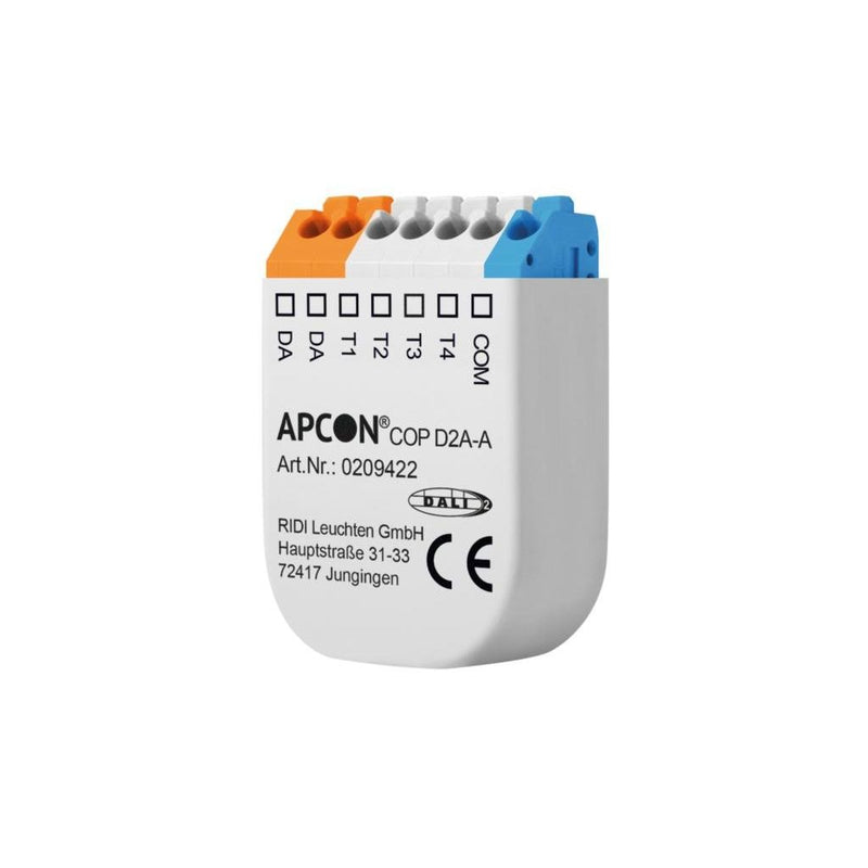 Ridi-Leuchten - Lichtregelsystemkomponente DALI-2 Tastenkoppler APCON COP D2A-A