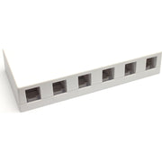 Excel Networking - Zubehör/Ersatzteile für Gefahrenmeldesystem Keystone AP-Gehäuse leer 100-021-6P 6 Port ws
