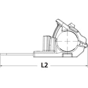 HellermannTyton - Befestigungsschelle für Kabel/Rohre Ratchet P-Clamp B-Serie 151-02875(280) 12,7 mm bis 19,5 mm − 280 Stück