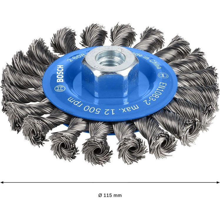 Bosch - Rotierende Drahtbürste PRO Metal heavy 2608622059 Scheibenbürste 115 x