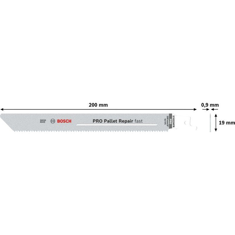 Bosch - Säbelsägeblatt PRO Pallet Repair fast 2608659062 S1022HFR − 100 Stück