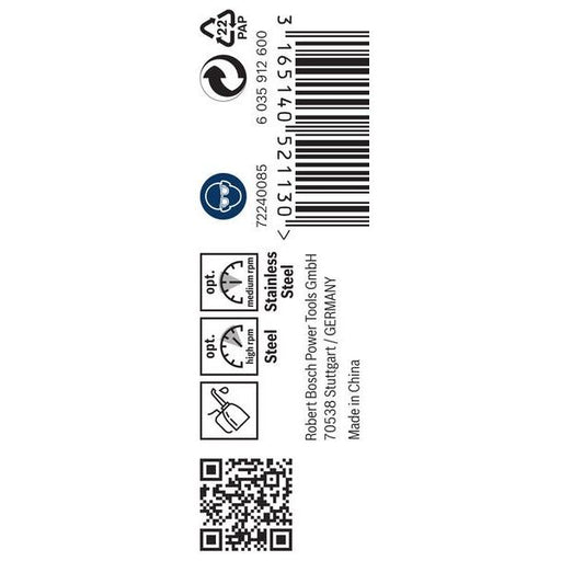 Bosch - Bohrer PRO Stainless Steel HSS-Co 2608585878 Spiralbohrer 3,3 x