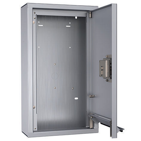 Mennekes - Zubehör/Ersatzteile für CEE-Steckvorrichtungen (IEC 60309) Edelstahl-AP-Verteileer 18449 Strom/Wasser