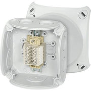 Hensel - Dose, Gehäuse für Montage auf der Wand/Decke Reihenklemmenkasten RK 0205 T 5 Klemmen 2,5qmm