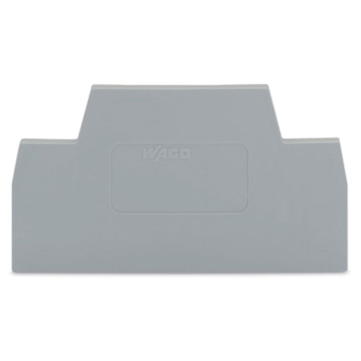 WAGO - Abschluss- und Zwischenplatte für Reihenklemme Abschlußplatte 281-340 grau − 100 Stück