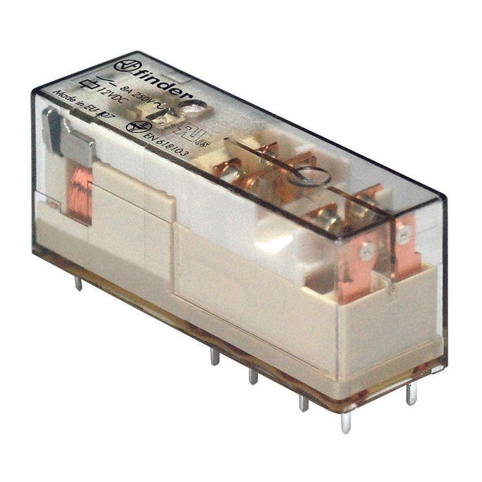 Finder - Schaltrelais Relais 50.14.9.024.4220 2S/2Ö, 8A, 24V DC  − 10 Stück
