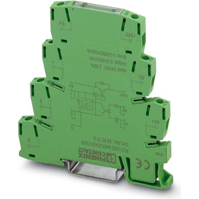 Phoenix Contact - Optokoppler Solid-State-Relaismodul PLCOPT24DC24DC10R − 10 Stück