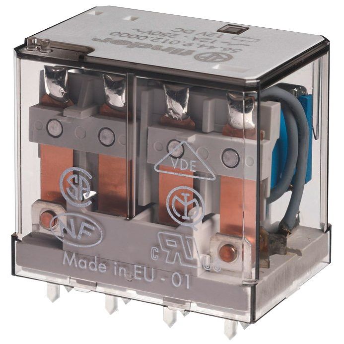 Finder - Schaltrelais Relais 56.44.9.024.2000 4W, 12A  − 10 Stück
