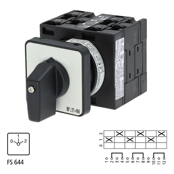 Eaton - Lastschalter Polumschalter T3-3-8451/E  − 1 Stück
