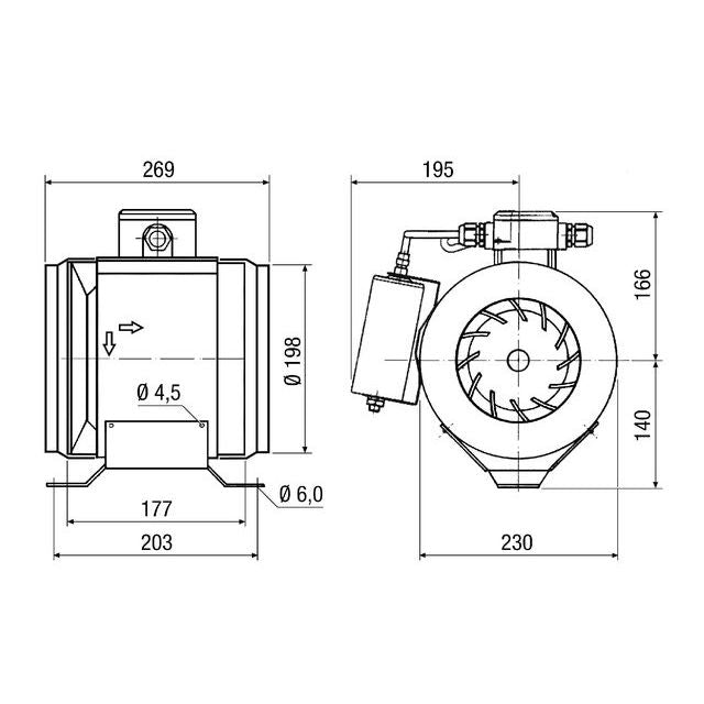 Maico - Explosionsgeschützter Ventilator Ventilator ERM 22 Ex e  − 1 Stück
