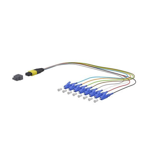 Metz Connect - LWL-Pigtail OpDAT Ader-Fanout MTP-M 151P48MJO003A 8x LC-S OS2 0,3m