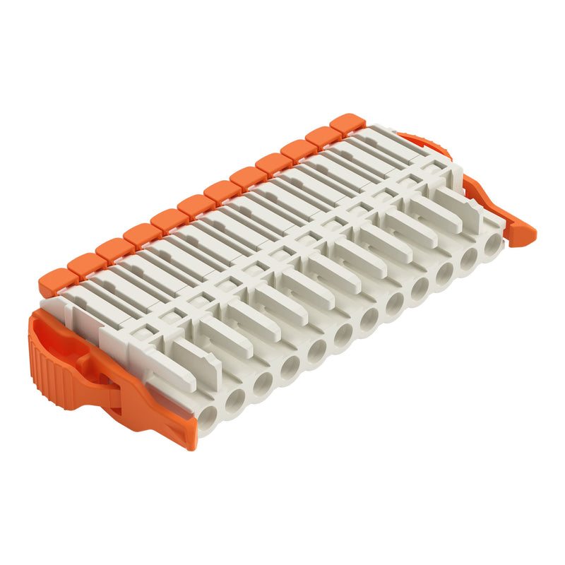 WAGO - Kabelsteckverbinder für Leiterplattensteckverbinder Federleiste 1-Leiter Hebel 2721-1112/037-000 Push-in Cage Clamp − 25 Stück