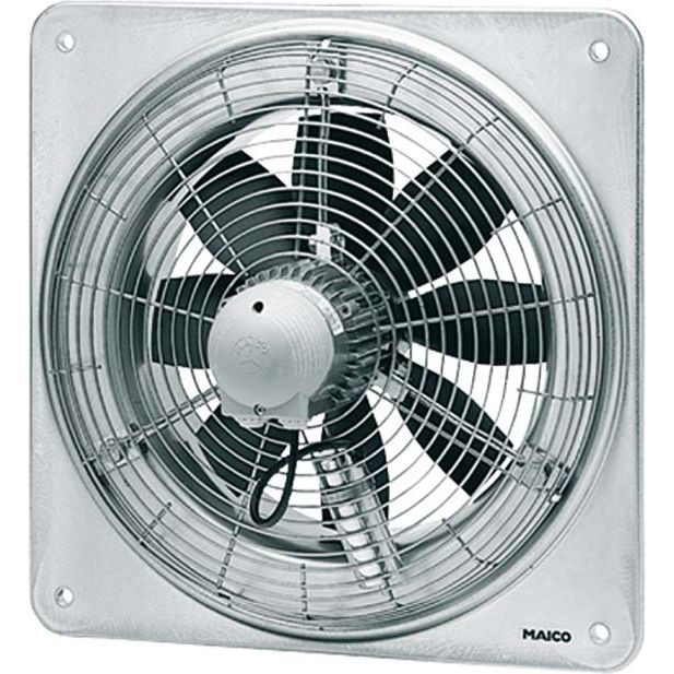 Maico - Wandventilator für Industrie und Gewerbe Axial-Wandventilator DZQ 30/2 B Wandplatte DN 300