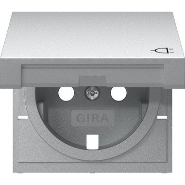 Gira - Zubehör/Ersatzteile für Installationsschalterprogramme Abd. SCHUKO-Steckd. KD 492226 F Alu