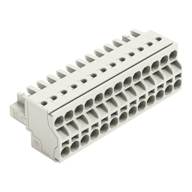 WAGO - Kabelsteckverbinder für Leiterplattensteckverbinder 2-Leiter-Federleiste 721-2113/026-000 CAGECLAMP,2,5mm²,lgr − 25 Stück
