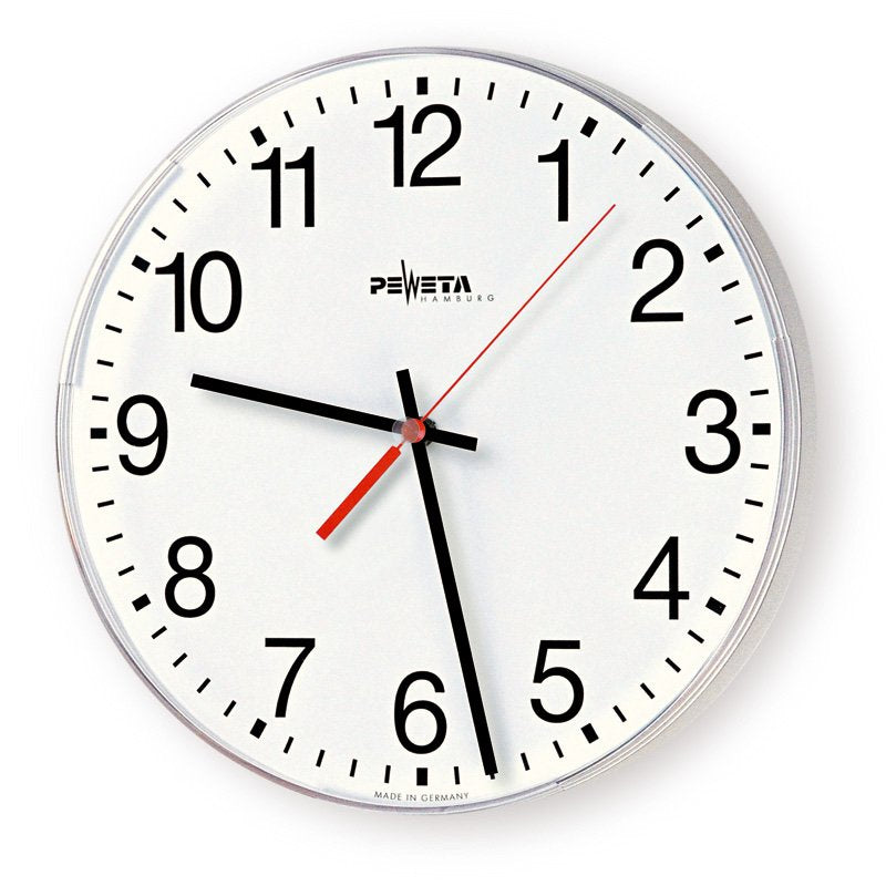 Peweta - Uhr Quarz-Batterie-Uhr 41.270.311 innen,1,5V,D=315mm