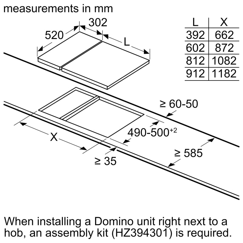 Siemens - Kochfeld EB-Autark-Kochfeld ET375CFA1E iQ300,Domino
