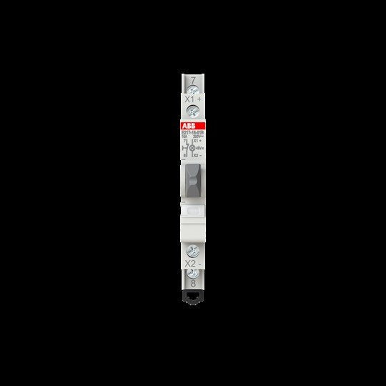 ABB Stotz S&J - Taster für Reiheneinbau Leuchttaster E217-16-01B48 weiß − 10 Stück