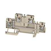 Weidmüller - Durchgangs-Reihenklemme Klemme A2T 1.5 VL DL PUSH IN, 1.5 mm² − 50 Stück