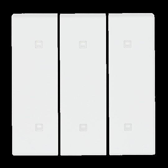 Busch-Jaeger - Abdeckung/Bedienelement für Installationsschalterprogramme Wippe 3-fach 2570-30-884 Elektroniktaster  − 1 Stück